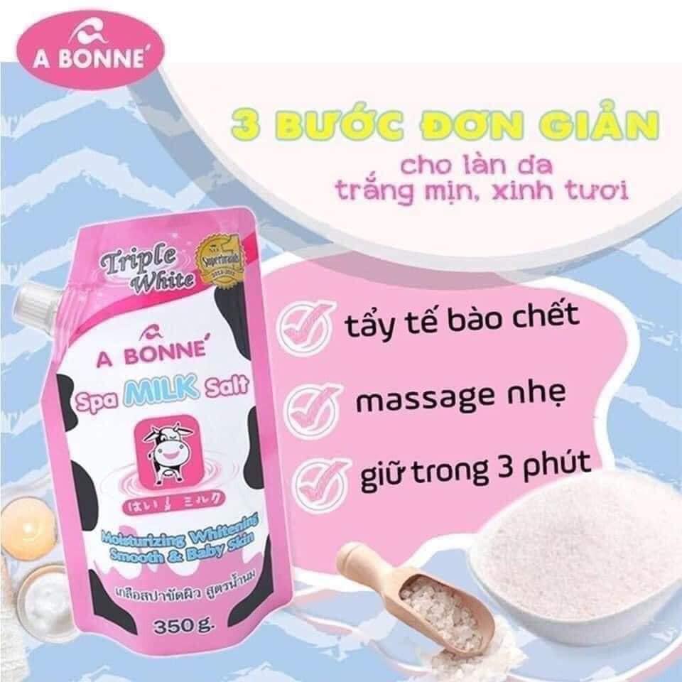 Công dụng của muối tắm sữa bò tẩy tế bào chết là gì?