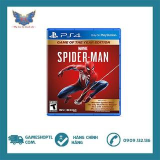 [Mã 1512ELSALE0 giảm 5% đơn 400k] Đĩa Game PS4 MARVEL SPIDER MAN GAME OF THE YEAR EDITION