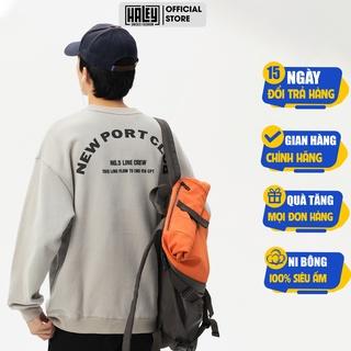 Áo Sweater NEW PORT Nam Nữ HALEY Phong Cách Hàn Quốc, Chất Nỉ Dày Dặn Ấm Áp - Tặng Phụ Kiện Xinh HD126