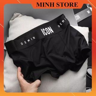 Quần Lót Nam Boxer Thun Lạnh ICON, Quần Sịp Nam thun lạnh ICON Demin Co dãn 4 chiều Loại 1 SI01 - MS66