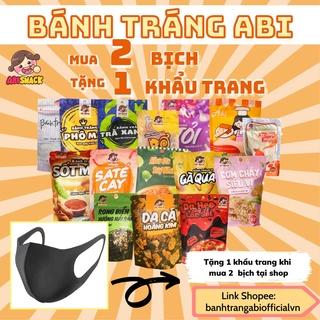 Bánh Tráng ABI 16 Vị Mua 2 Tặng 1 Khẩu Trang