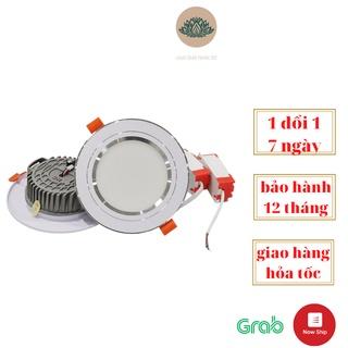 Đèn Led Âm Trần 7W 3 Chế Độ, Đèn Âm Trần Đế Đúc, Đế Tản Cao Cấp