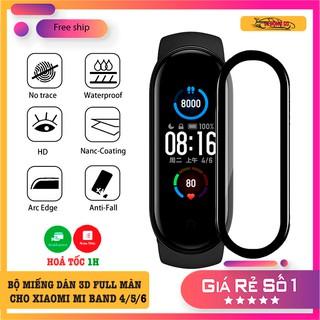 Bộ Miếng Dán 3D Full Màn Cho Xiaomi Mi Band 4/5/6 - Bảo Vệ Mặt Đồng Hồ Một Cách Trọn Vẹn