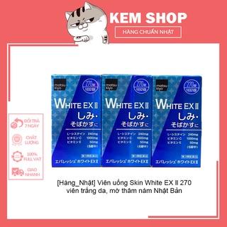 [Hàng_Nhật] Viên uống Skin White EX ll 270 viên trắng da, mờ thâm nám Nhật Bản