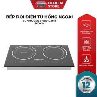 Bếp đôi điện từ hồng ngoại SUNHOUSE SHB9103MT