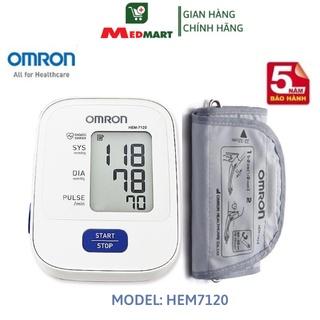 Máy Đo Huyết Áp Bắp Tay Điện Tử OMRON Hem 7120, Bảo Hành 05 Năm Chính Hãng Medmart