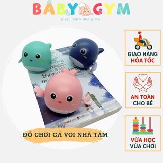 Cá Voi Thả Bồn Tắm Cho Bé Dễ Thương – Đồ Chơi Dây Cót Nhà Tắm Mini Hình Cá Voi