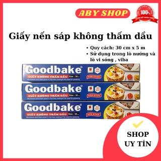 Giấy nến ⚡ CAO CẤP ⚡5m Giấy sáp không thấm dầu nướng bánh cuộn 5m