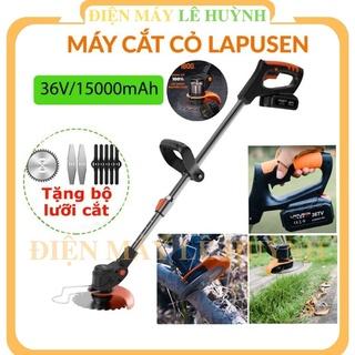 Máy cắt cỏ tỉa phát cành cây LAPUSEN chạy bằng pin dùng cước cắt lõi thép đa năng cầm tay gia đình giá rẻ