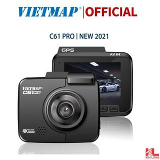 Camera hành trình Vietmap C61 PRO | C61 Ultra HD (4K) góc 170° thông tin tọa độ, bản đồ, tốc độ - Bảo hành 12 tháng