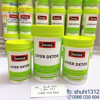 Viên uống bổ gan, thải độc gan úc swisse liver detox 60 viên,120 viên, 200 viên, thanh lọc gan, mát gan