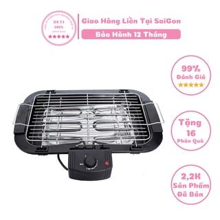 Bếp nướng điện Electric Barbecue Grill không khói mini đa năng vỉ lò nướng ngoài trời bảo hành 30 ngày