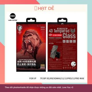 Kính Cường Lực KingKong Chống Nhìn Trộm Dành Cho iphone 7Plus/8Plus/X/Xs Max/11 Pro Max/12 Pro Max/13/13 Pro/13 Pro Max