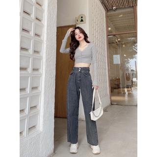 Quần Jean Nữ Baggy thương hiệu Muradfashion, Quần Nữ co dãn nhẹ mẫu MS917