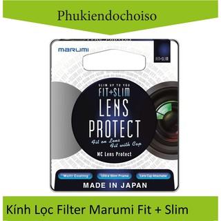 Filter Kính lọc Marumi Fit and Slim MC Lens protect UV 40.5mm,49mm,52mm,55mm,58mm,62mm,67mm,72mm,77mm,82mm