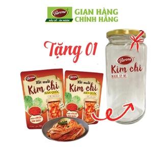 [Mã BMLTM300 giảm đến 300K] Xốt Muối Kim Chi Hàn Quốc Barona 2 gói x 180g (tặng hũ thủy tinh cao cấp)