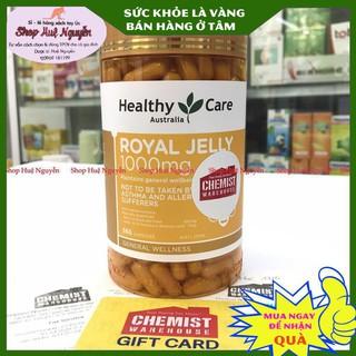 Sữa ong chúa Healthy Care Royal Jelly 1000mg của Úc 365 viên, cân bằng nội tiết, đẹp da