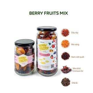 [Mã SKAMFM0612 giảm 10% đơn 399K] MIX FRUIT 5 quả mọng sấy lạnh (dâu tây + nho khô + việt quất + mơ sấy + chà là)