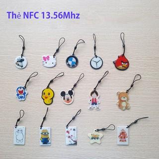 [Loại copy được] Thẻ cảm ứng từ thang máy, khóa cửa thông minh chuẩn NFC hình móc khóa cute (Tần số RFID 13.56MHz).