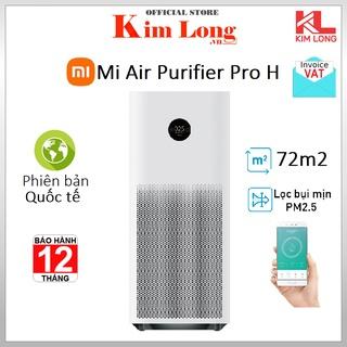 Máy lọc không khí Xiaomi Mi Air Purifier Pro H , diện tích lọc max 72m2 Bản quốc tế - Bảo hành Chính Hãng