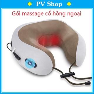 Gối Massage Cổ Chữ U 360 Đa Năng - Hỗ Trợ Mát Xa Vùng Cổ Vai Gáy - Gối Massage Cổ Nhật Bản