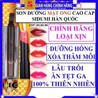 Son dưỡng môi có màu nhẹ 3D sáp mật ong cao cấp chính hãng Sidumi hàn quốc chống nắng dưỡng hồng xóa thâm môi cho nữ nam