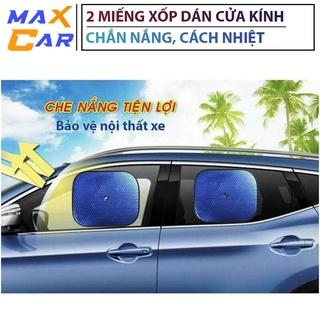 MIẾNG XỐP DÁN CỬA KÍNH Ô TÔ CHẮN NẮNG, CÁCH NHIỆT - Tấm Che Nắng Ô Tô - Tấm Chắn Nắng Ô Tô Loại Dày, Tráng Bạc