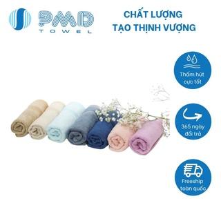 Khăn mặt sợi tre cao cấp mềm mịn thấm nước cực tốt không phai màu sổ lông, có tính kháng khuẩn tốt cho da