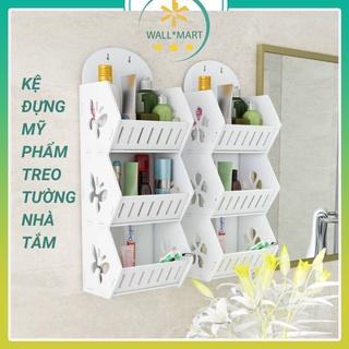 KỆ NHÀ TẮM ✅FREE SHIP✅ ĐỂ ĐỒ TREO TƯỜNG KỆ DÁN ĐỰNG MỸ PHẨM ĐA NĂNG KHÔNG CẦN KHOAN LẮP GHÉP THÔNG MINH WALLMART