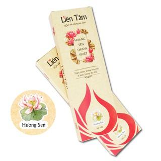 Nhang Sen Thuần Khiết Liên Tâm 20.5cm - Hộp 160 cây