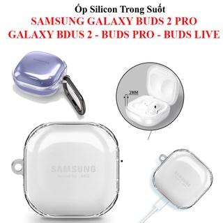 [Buds 2 Pro/Buds Pro/Buds2/Buds Live] Ốp Silicon trong suốt bảo vệ tai nghe Galaxy Buds 2 Pro/Buds Pro/Buds2/Buds