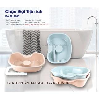 (Freeship)Chậu gội đầu tại giường cho bà bầu, trẻ nhỏ, người già