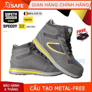 Giày bảo hộ lao động nam Jogger Speedy HRO da Nubuck cao cấp, cấu tạo phi kim siêu nhẹ, chịu nhiệt 300 độ, kiểu cao cổ