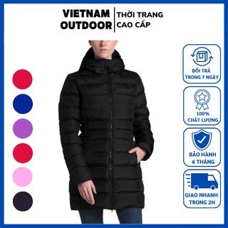 Áo khoác lông vũ cho nữ The North Face - Áo phao măng tô nữ lông vũ siêu nhẹ, siêu đẹp