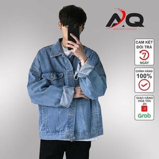 Áo Khoác Jean chống nắng Nam Nữ Đen Xanh Trơn BASIC Cực Chất  chống nắng Khoác Bò Unisex Đẹp Phong Cách QStore