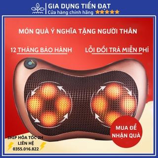 Máy massage cổ vai gáy chườm nhiệt gối massage cao cấp - Quà tặng ý nghĩa cho ông bà bố mẹ người thân