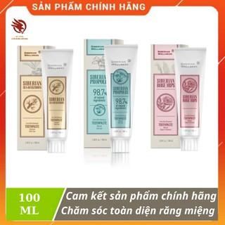 [ CHÍNH HÃNG ] - Kem đánh răng thảo dược Siberian, giúp hạn chế hôi miệng, chăm sóc răng miệng hiệu quả - Tuýt 100ml