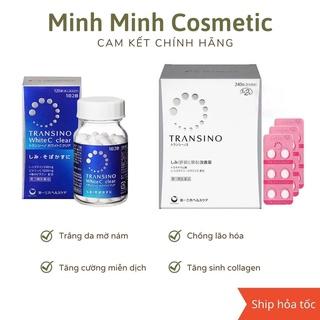 [Bạn mới nhập COSHBM -50% đơn 0Đ] [Mã COSDAY411 -10% đơn 150K] Viên uống trắng da Transino White C Clear Nhật 120 viên