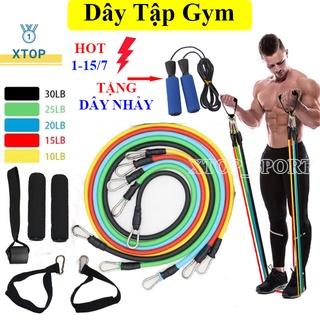 Dây Ngũ Sắc Tập Gym Đa Năng Full Body - Dây Kháng Lực Tập Gym, Dụng Cụ Tập Gym Tại Nhà S05