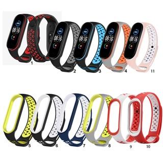 Dây đeo silicone mềm phong cách thể thao dành cho đồng hồ thông minh Xiaomi Mi Band