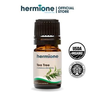 Tinh Dầu Tràm Trà Tea Tree Hermione Natural Life, Cao Cấp Nhập Khẩu, 100% Thiên Nhiên Nguyên Chất, Xông Thơm Phòng