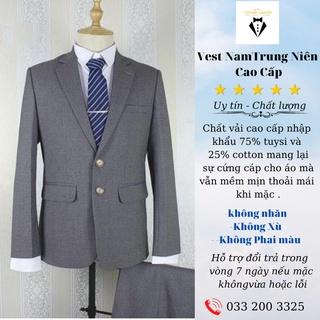 Bộ Vest Nam Comple Trung Niên - Trung Tuổi Cao Cấp Từ 40 - 70 tuổi