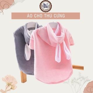 Áo cho chó cún poodle mèo con thú cưng lớn giữ ấm cho mùa đông chất bông len, quần áo cho thú cưng dành cho chó mèo