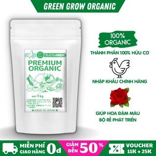 Phân gà hữu cơ viên nén Nhật Bản bổ sung humic phân bón hữu cơ dynamic ủ hoai hàm lượng vi sinh cao MS113 GREEN GROW