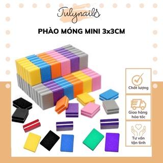 Phào dũa móng tay mini hình vuông 2 mặt làm nail box julynails.vn