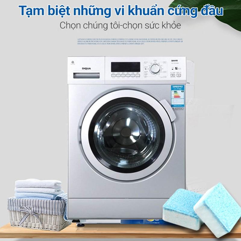 Có cần sử dụng viên vệ sinh máy giặt định kỳ và bao nhiêu lần trong một năm?