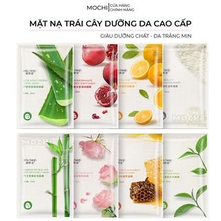 Mặt Nạ Trái Cây Cao Cấp Bổ Sung Vitamin Dưỡng Trắng Da Cấp Ẩm l Ngừa Mụn Dầu Mask Giấy Đắp Mặt Nội Địa Trung MOCHI SHOP