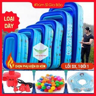 Bể bơi phao cho bé 3 tầng có đế chống trượt , bồn tắm 1m3 , 1m5 , 1m8 , 2m , 2m6 chất liệu pvc siêu dai , siêu bền.