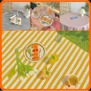 Khăn trải bàn decor đẹp, trải đi picnic chụp ảnh phông nền siêu xinh KẺ CARO độc đáo -ĐỌC KĨ MÔ TẢ