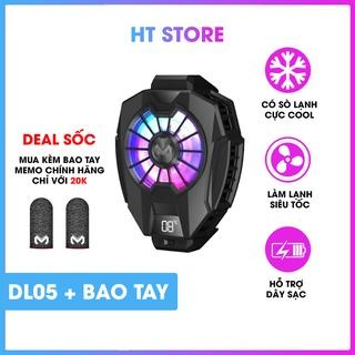 Quạt tản nhiệt điện thoại MEMO DL05, DL01, FL05, FL01, DY08 - Siêu lạnh, Đèn LED RGB, Kẹp thu vào 2 chiều